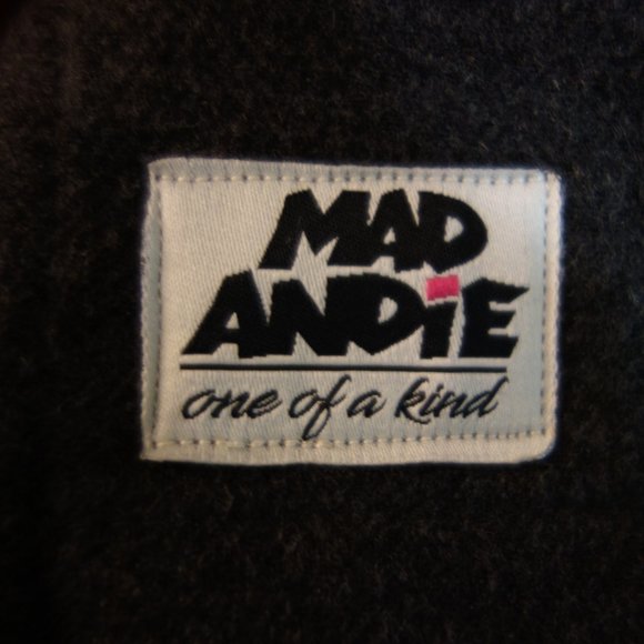 Rare One-of-a-Kind Vintage Levi's Pea Coat featuring Custom MadAndie Cross - M - Picture 5 of 9